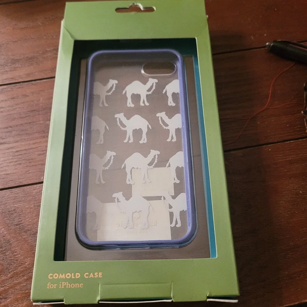 Kate Spade Protective Case For iPhone 7 Pink Camels Clear Desinger